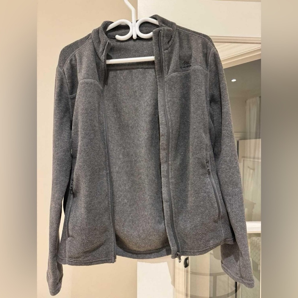 Women's Gray Fleece Sweater